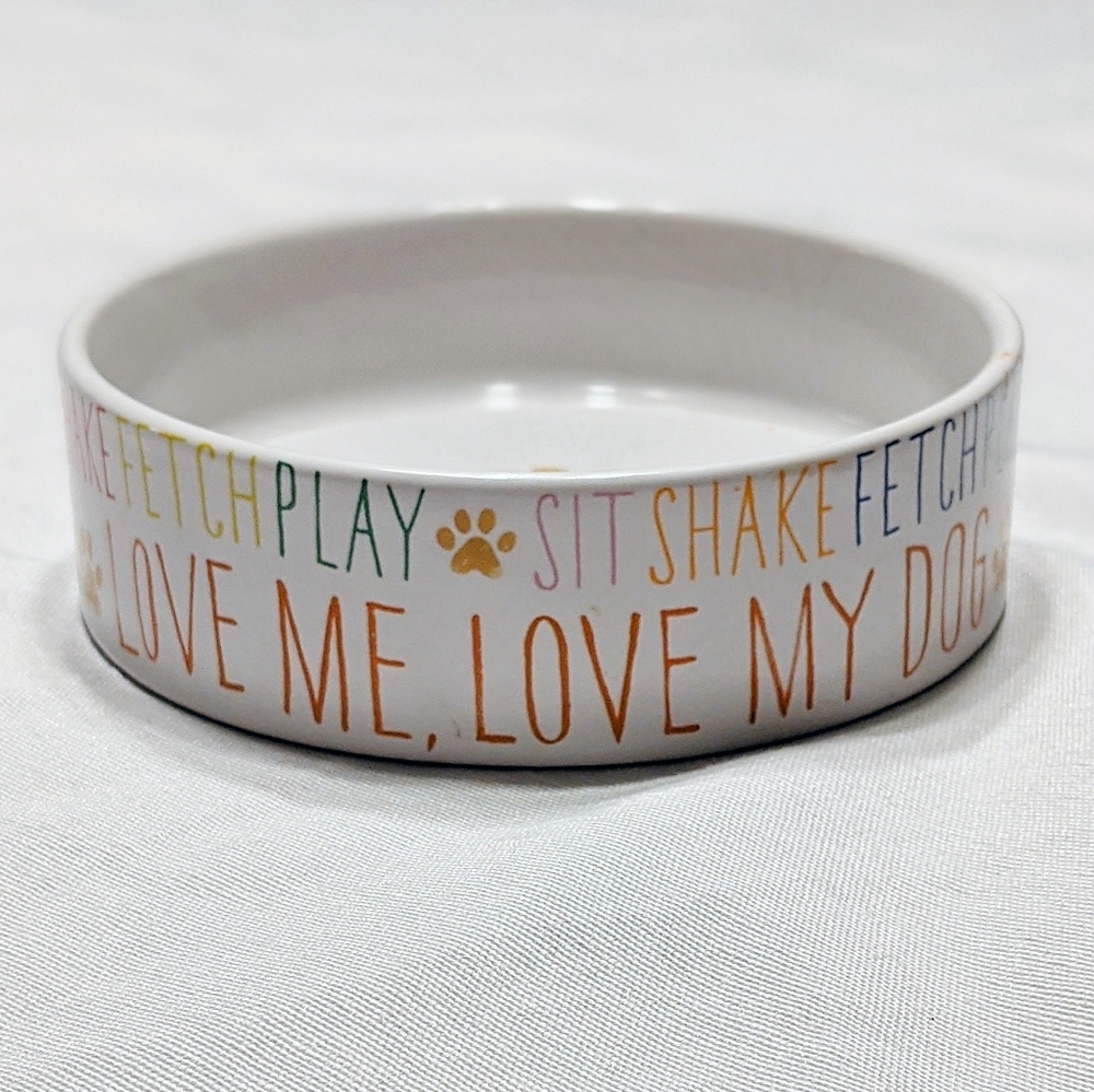 "Dogs are people too" Small Dog Dish